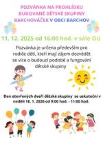 Pozvánka Barchováček